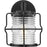 Progress Lighting Keegan 1-Light Outdoor Wall Lantern, Black/Clear