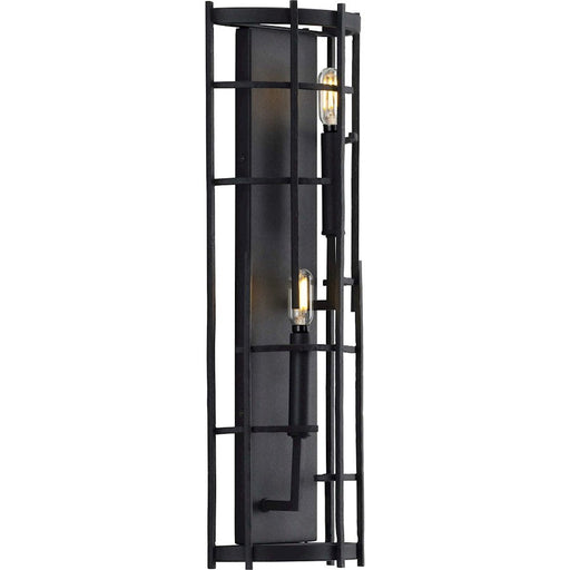 Progress Lighting Torres Black 2-Light Wall Sconce - P710077-031