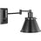 Progress Lighting Hinton Small Black Swing Arm Wall Light, Black - P710085-031