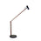 OPEN BOX ITEM: Adesso ADS360 Crane LED Desk Lamp, Walnut Wood/Black - AD9100-15