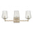 OPEN BOX ITEM: Capital Lighting Arden 3 Light Vanity, Ice - CL111231BS-317