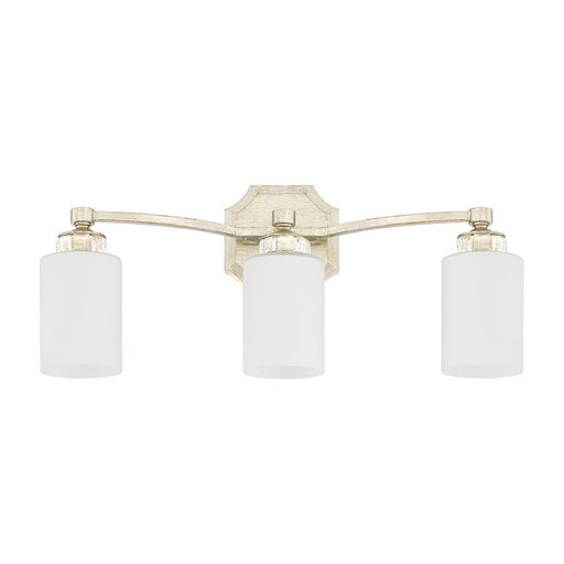 OPEN BOX ITEM: Capital Lighting Olivia 3 Light Vanity, Winter Gold, Soft White