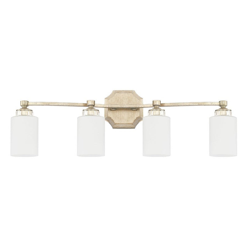 OPEN BOX ITEM: Capital Olivia 4-Lt Vanity, Winter GD/Soft White - CL115041WG-375