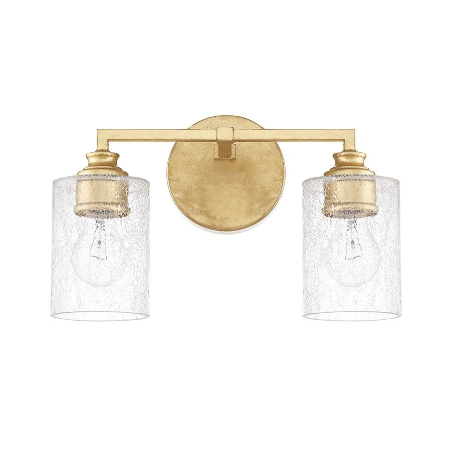 OPEN BOX ITEM: Capital Lighting 2 Light Vanity, Capital Gold - CL120521CG-422