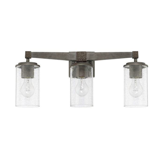 OPEN BOX ITEM: Capital Lighting Zac 3 Light Vanity, Urban Grey - 125931UG-435