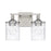 OPEN BOX ITEM: HomePlace Lighting Colton 2 Light Vanity, Nickel - CL128821BN-451