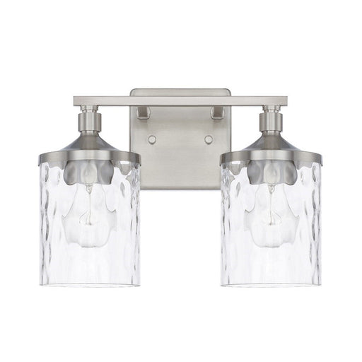 OPEN BOX ITEM: HomePlace Lighting Colton 2 Light Vanity, Nickel - CL128821BN-451