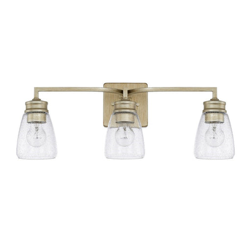 OPEN BOX ITEM: HomePlace by Capital Newbury 3 Light Vanity, GD - CL129031WG-453