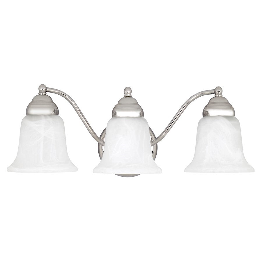 OPEN BOX ITEM: Capital Lighting 3 Light Vanity Fixture, Chrome - 1363CH-117