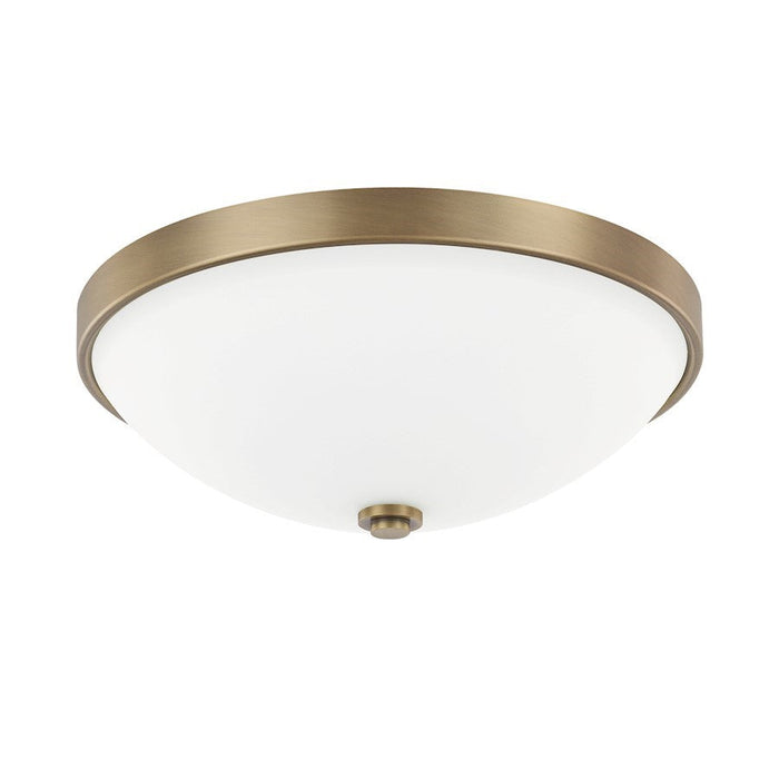 OPEN BOX ITEM: Capital Lighting 2 Light Flush Mount, Aged Brass - CL2323AD-SW