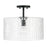 OPEN BOX ITEM: Capital Emerson 1 Light Semi Flush Mount, BK - CL241311MB