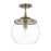 OPEN BOX ITEM: Capital Lighting Mid-Century 1 Light Pendant, Brass - 321111AD