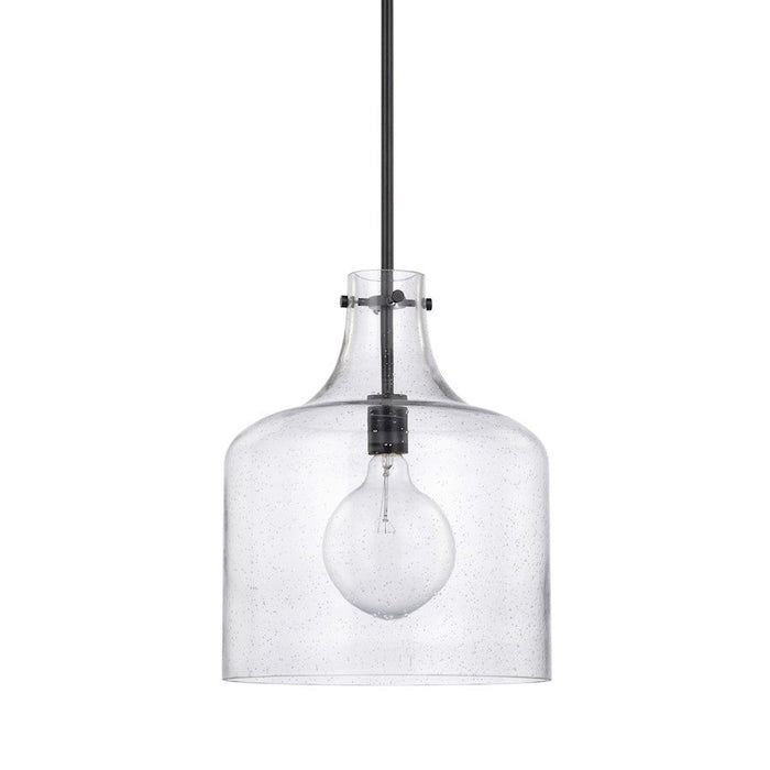 OPEN BOX ITEM: HomePlace by Capital Lighting Pendant, Matte Black - CL325712MB