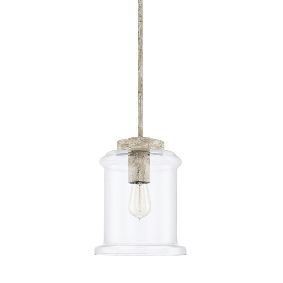 OPEN BOX ITEM: Capital Lighting Kayla 1 Light Pendant, Mystic Sand - 329511MS