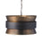 OPEN BOX ITEM: Capital Lighting 4 Light Pendant, PB/Dark Zinc - CL330446PZ