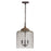 OPEN BOX ITEM: Capital Lighting 3 Light Pendant, Nordic Grey - CL335242NG