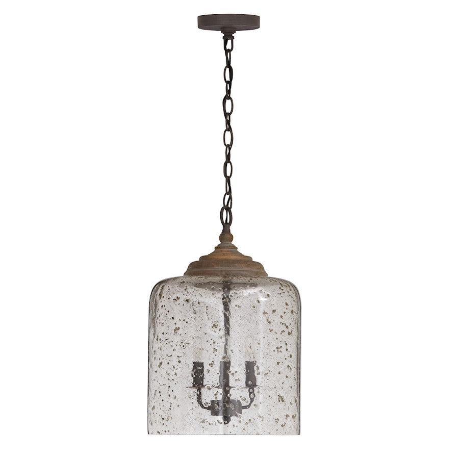 OPEN BOX ITEM: Capital Lighting 3 Light Pendant, Nordic Grey - CL335242NG