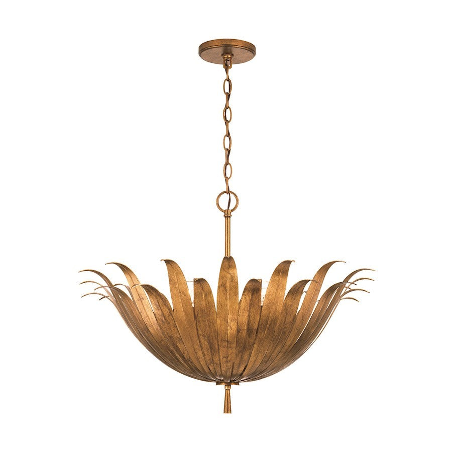 OPEN BOX ITEM: Capital Lighting Eden Large 4 Light Pendant, Gold - CL349541AG