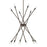 OPEN BOX ITEM: Capital Lighting 12 Light Chandelier, Nordic Grey - CL425601NG