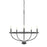 OPEN BOX ITEM: HomePlace by Capital Greyson 5 Light Chandelier, BK - 428551MB