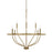 OPEN BOX ITEM: HomePlace by Capital Greyson 8 Light Chandelier, BS - CL428581AD