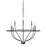 OPEN BOX ITEM: HomePlace by Capital Greyson 8 Light Chandelier, BZ - CL428581BZ