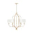 OPEN BOX ITEM: Capital Lighting Ophelia 6-Light Chandelier, GD - CL438761WG-698