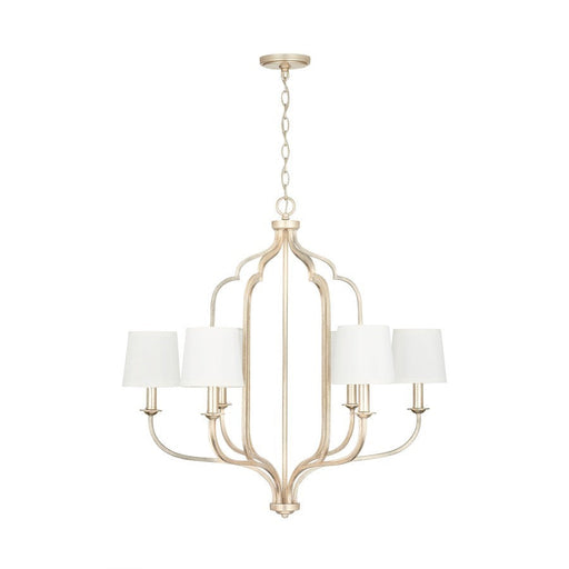 OPEN BOX ITEM: Capital Lighting Ophelia 6-Light Chandelier, GD - CL438761WG-698