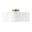 OPEN BOX ITEM: Capital Lighting Quinn 4 Light Semi-Flush, Gold - CL4453BG-561