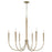 OPEN BOX ITEM: Capital Lighting Holden 6 Light Chandelier, Aged Brass - 445961AD