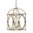 OPEN BOX ITEM: Capital Lighting Foyer, 4 Light Foyer, French Oak