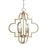 OPEN BOX ITEM: Capital Lighting Ellis Collection 4Lt Pendant, BG - CL4541BG