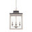 OPEN BOX ITEM: Capital Lighting Tux 4 Light Foyer, Black Tie - 525241BT