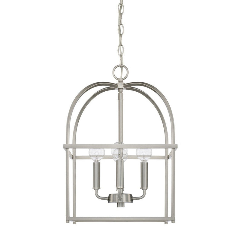 OPEN BOX ITEM: HomePlace by Capital 4 Light Foyer, Brushed Nickel - CL527542BN