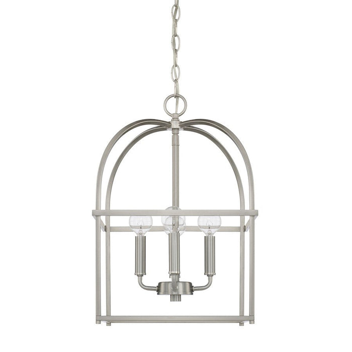 OPEN BOX ITEM: HomePlace by Capital 4 Light Foyer, Brushed Nickel - CL527542BN