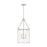 OPEN BOX ITEM: Capital 4-Light Pendant, Brushed Nickel/Clear Seeded - CL532843BN