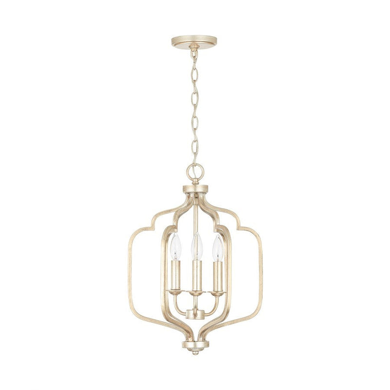OPEN BOX ITEM: Capital Lighting Ophelia 3-Light Foyer, Winter Gold - CL538731WG