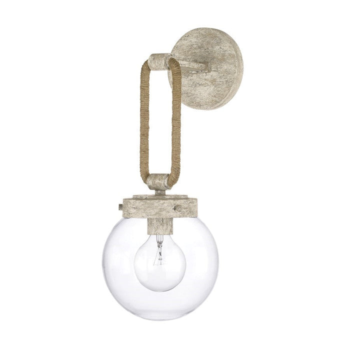 OPEN BOX ITEM: Capital Lighting Beaufort 1 Light 11" Sconce, Mystic - CL627412MS