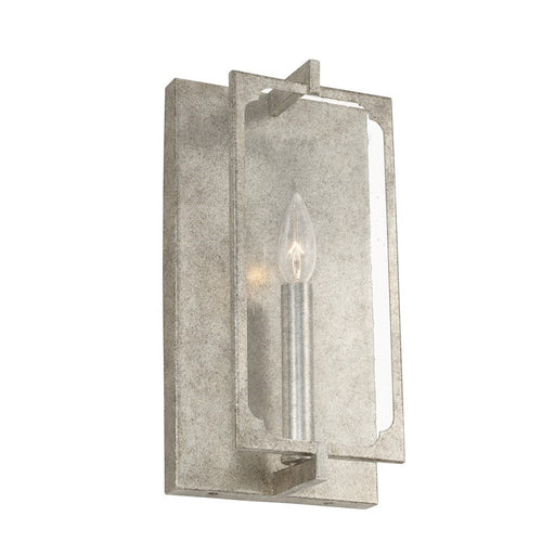 OPEN BOX ITEM: Capital Lighting Merrick 1 Light Sconce, Silver/Seed - CL643411AS