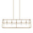 OPEN BOX ITEM: HomePlace by Capital Lighting 5 Light Island, Brass - 825751AD