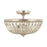 OPEN BOX ITEM: Capital Lighting Fifth Avenue 3 Light Semi-Flush, Gold - 9173WG