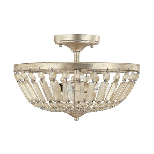 OPEN BOX ITEM: Capital Lighting Fifth Avenue 3 Light Semi-Flush, Gold - 9173WG