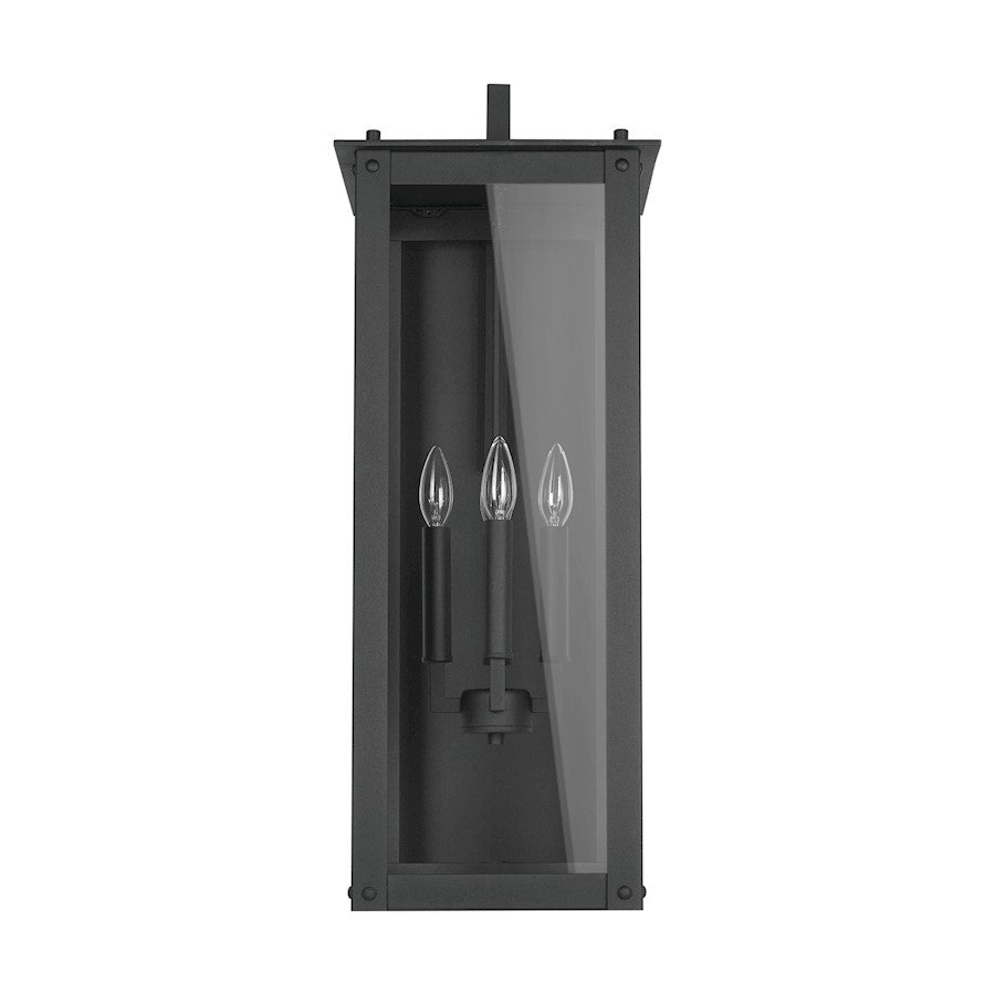 OPEN BOX ITEM: Capital Lighting Hunt 4-Light 29" Wall Mount, Black - CL934641BK