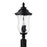 OPEN BOX ITEM: Capital Lighting Ashford 3-Light Outdoor Post, BK/W - CL939832BK