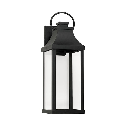 OPEN BOX ITEM: Capital Lighting Bradford 1 Light 7" Outdoor Wall Lantern, Black