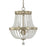 OPEN BOX ITEM: Austin Allen & Co. Handley 3-Light Chandelier, Iron and Gold