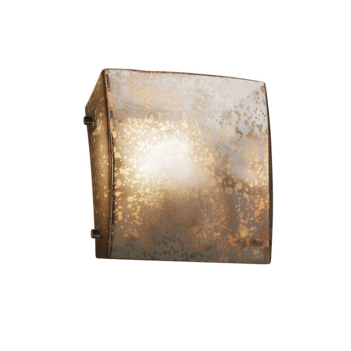 OPEN BOX ITEM: Justice Design 1 Light Wall Sconce, DB - FSN-5120-MROR-DBRZ