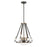 OPEN BOX ITEM: Minka Lavery Eden Valley 4Lt Conv Pendant, Iron/Gold - MI3904-107