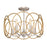 OPEN BOX ITEM: Minka Lavery Chassell 5Lt Semi Flush/Pendant, Gold - MI4025-679