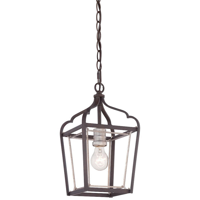 OPEN BOX ITEM: Minka Lavery Astrapia 1-Lt Mini Pendant, Sienna/Silver - 4341-593